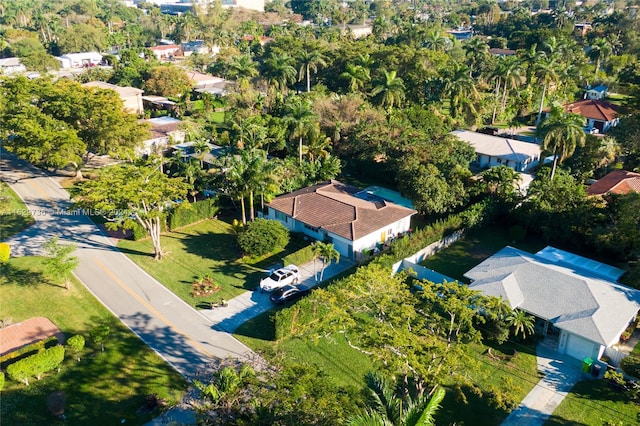 view of aerial view