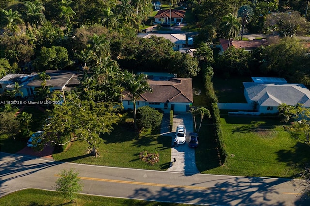 view of aerial view