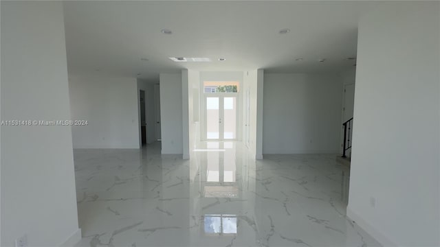 empty room featuring tile flooring