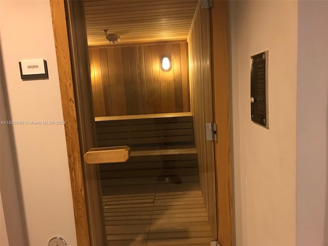 view of sauna / steam room