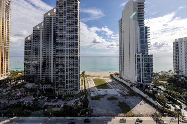 city view with a water view