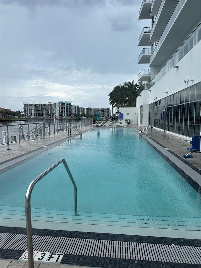 view of pool