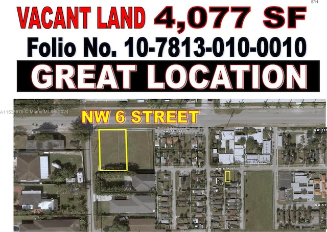 NW6STREET NW 4th Ave, Homestead FL, 33030 land for sale