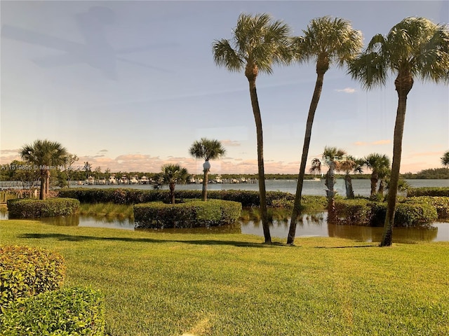 view of water feature