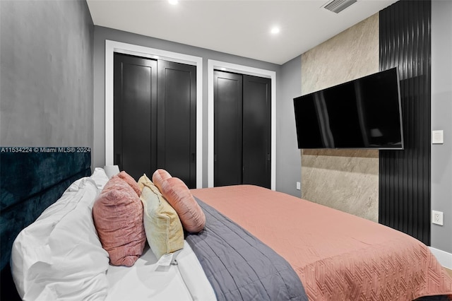 bedroom featuring wood-type flooring