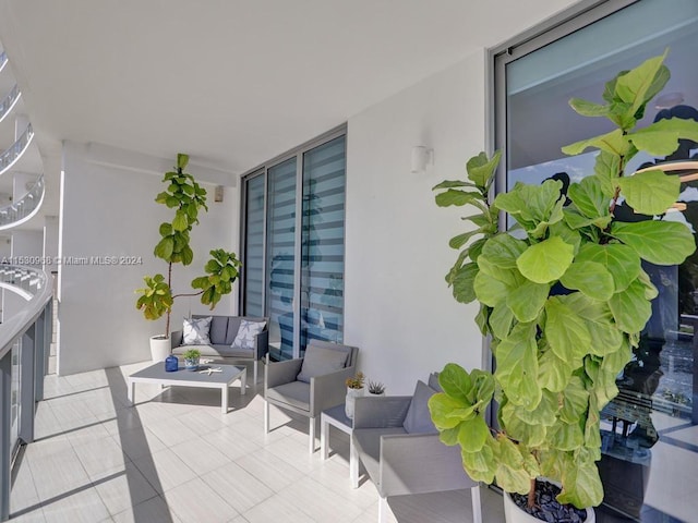 view of patio / terrace featuring outdoor lounge area