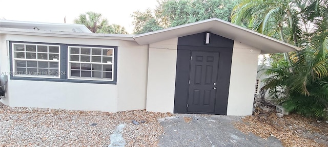 view of shed / structure