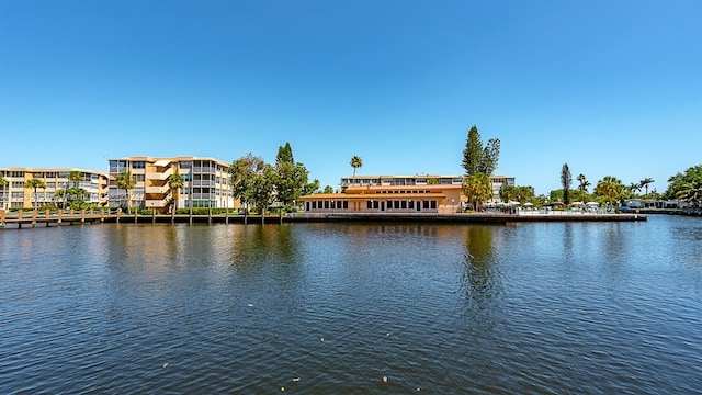 view of water feature