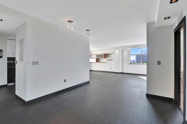 view of unfurnished living room