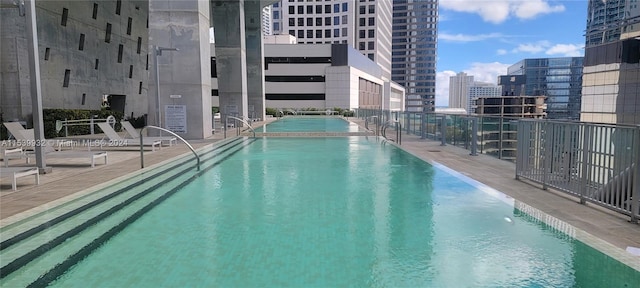 view of pool