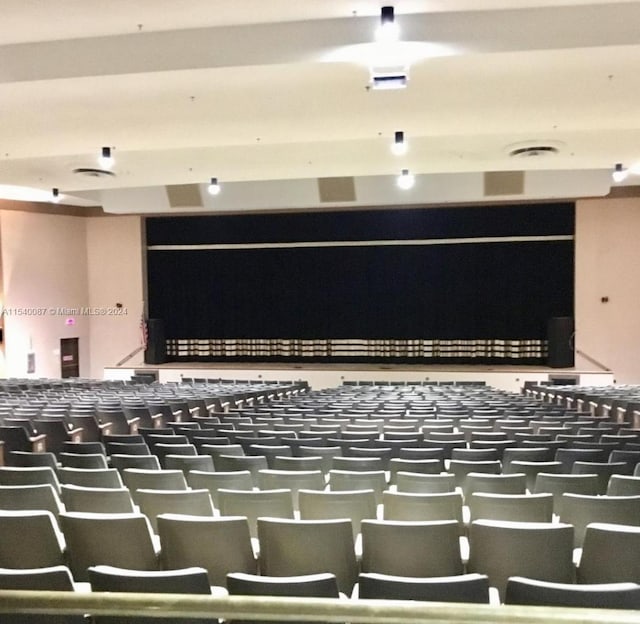 view of home theater room