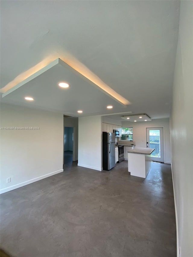 view of unfurnished living room