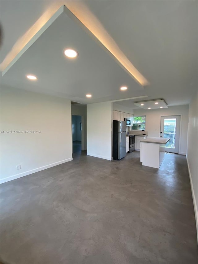 view of unfurnished living room