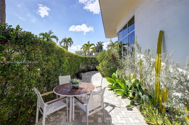 view of patio