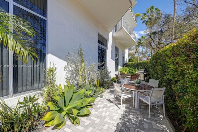 view of patio / terrace with grilling area