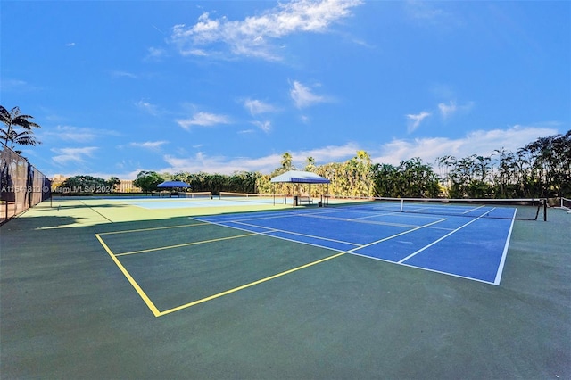 view of sport court