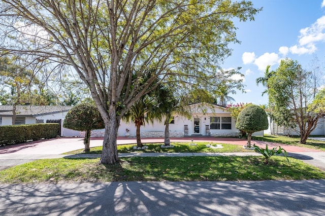 view of front of home