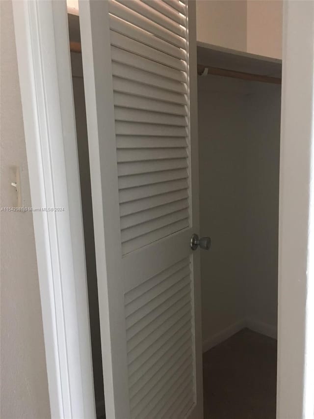 view of closet