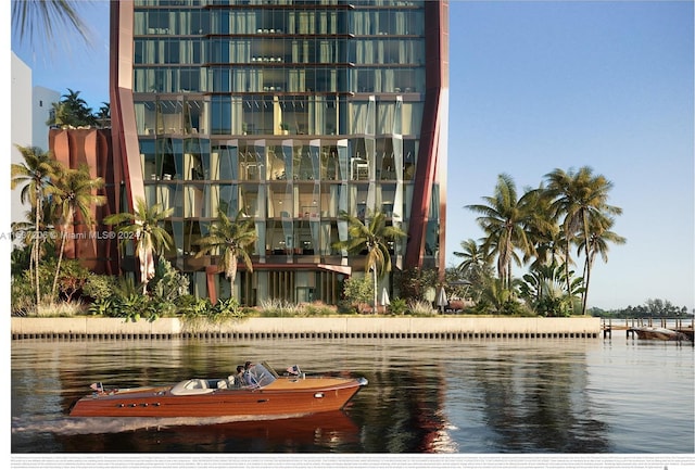 view of property featuring a water view