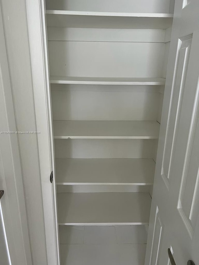 view of closet