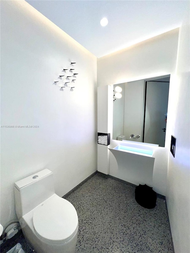 bathroom with toilet