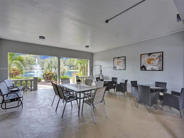 view of dining room