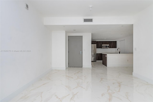 empty room featuring sink