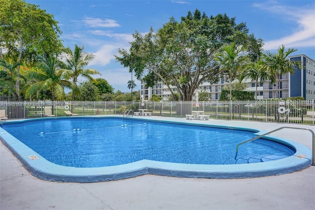 view of pool