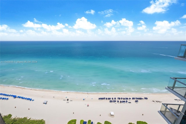 water view featuring a view of the beach