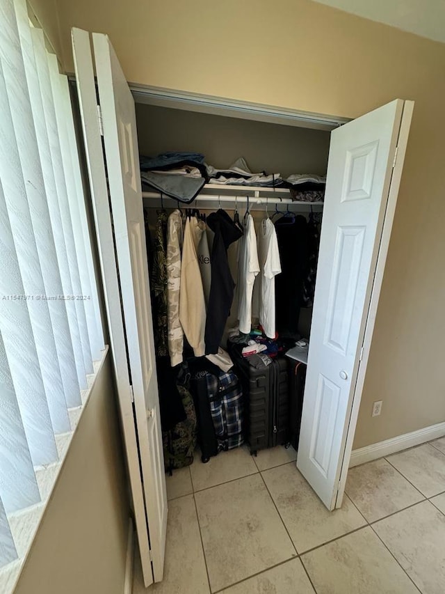 view of closet