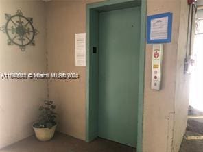 hallway with elevator
