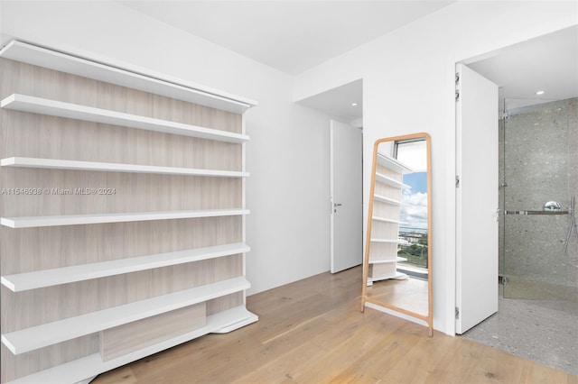 interior space featuring hardwood / wood-style floors