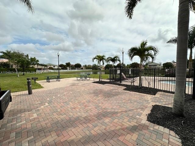 view of community featuring a pool