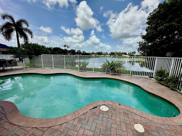 view of pool