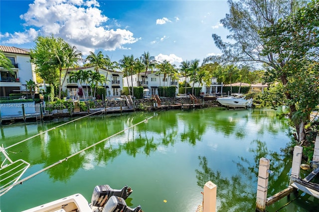 view of water feature