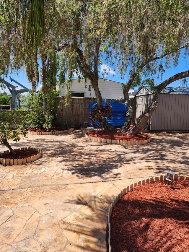 exterior space with a patio area