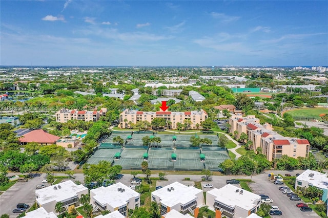 view of birds eye view of property