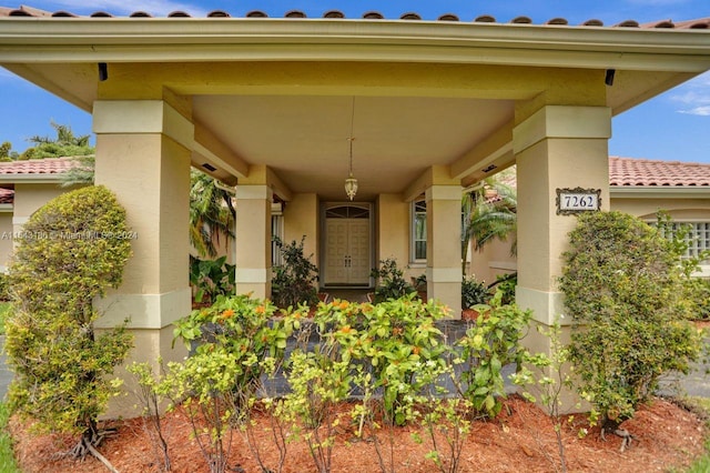 view of entrance to property