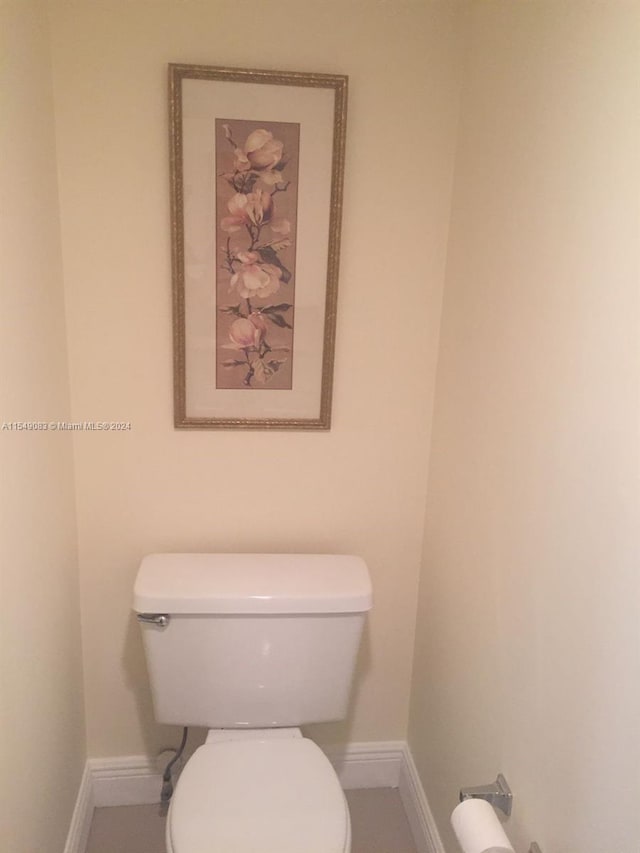 bathroom with toilet