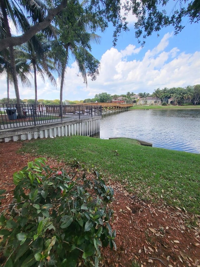 view of water feature