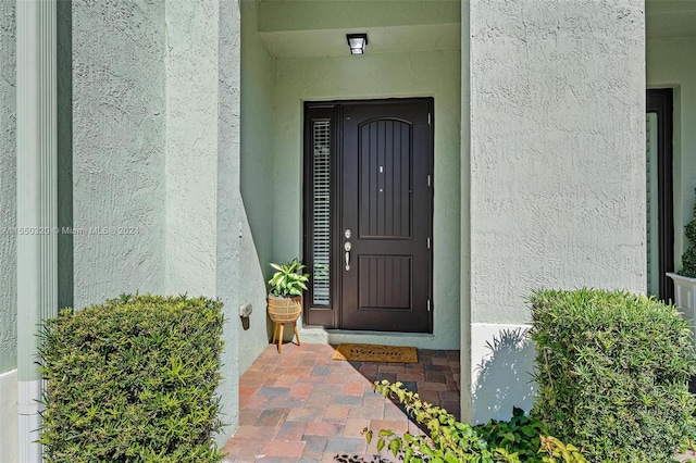 view of entrance to property