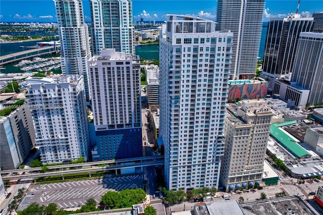 city view featuring a water view