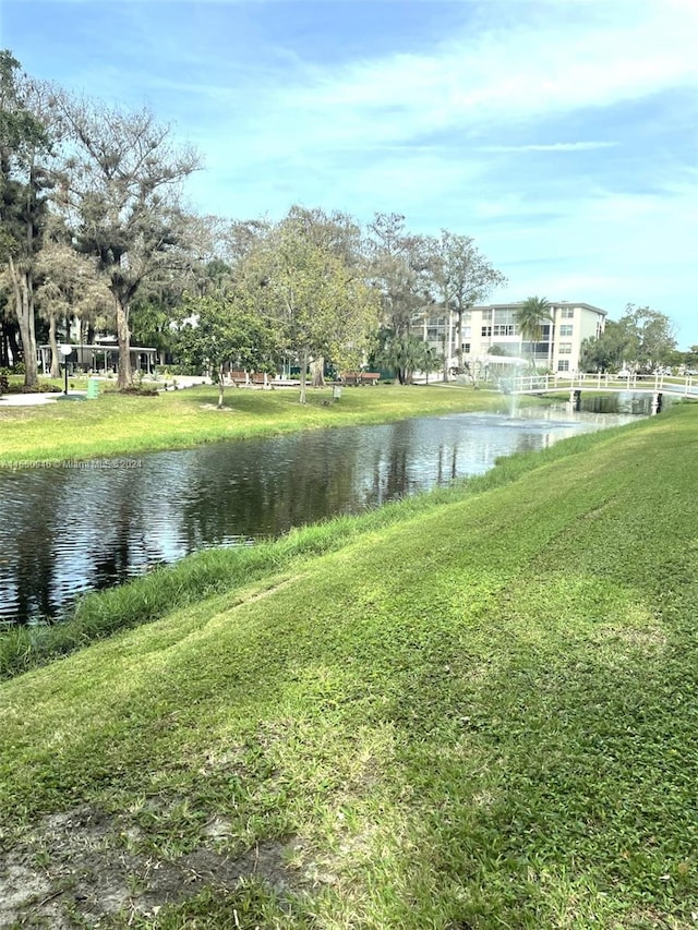 view of water feature