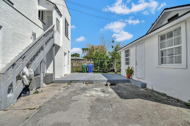 view of home's exterior featuring a patio