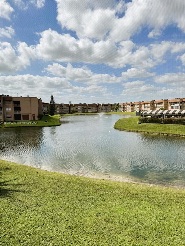 view of property view of water