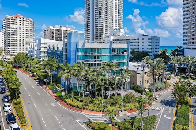 exterior space featuring a city view