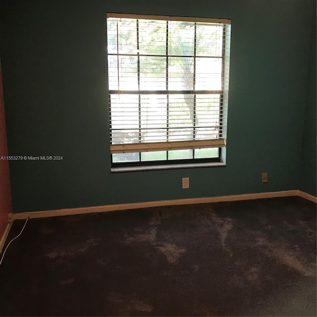 empty room featuring carpet