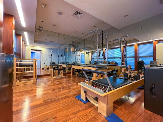 interior space featuring light hardwood / wood-style floors