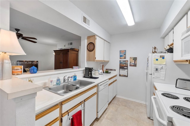 bedroom featuring two closets, ceiling fan, and wood-type flooring