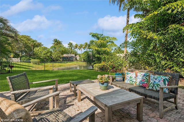 view of patio / terrace with outdoor lounge area